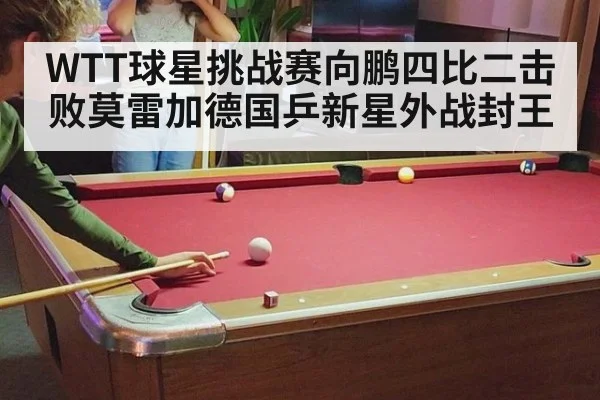 WTT球星挑战赛向鹏四比二击败莫雷加德国乒新星外战封王